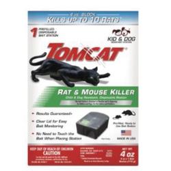 Tomcat 0370510 Disposable Rat and Mouse Killer 4 oz Bait 1-Opening