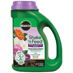 Miracle-Gro Shake N ft Feed 3002210 Rose and Bloom Plant Food Solid 4.5 lb