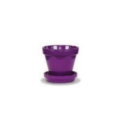 Ceramo PCS-4-V Standard Pot 4-1/2 in Dia Violet Powder-Coated