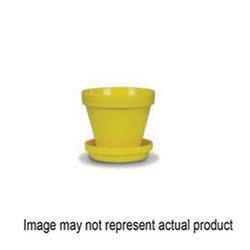 Ceramo PCS-6-Y Standard Pot 6-1/2 in Dia Yellow Powder-Coated