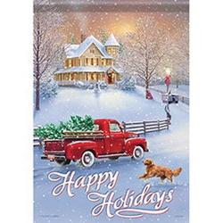 CARSON FlagTrends 49330 Garden Flag 18 in L 12-1/2 in W Holidays at Home