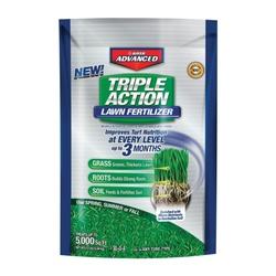 BioAdvanced 704850S Triple-Action Lawn Fertilizer Granules 12 lb Bag