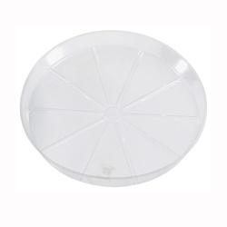 Gardeners Blue Ribbon VS4VUS Planter Saucer 4 in Dia Vinyl Clear