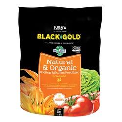 sun gro BLACK GOLD 1402040 8 QT P Potting Mix Granular Brown/Earthy 240