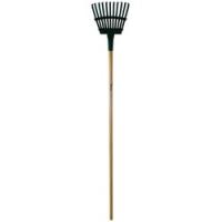 Flexrake 3W Shrub Rake 11-Tine Wood Handle 48 in L Handle