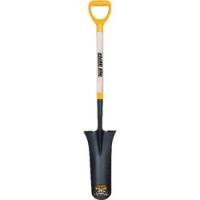 TRUE TEMPER 2540700 Drain Spade 4-3/4 in W Blade Steel Blade Hardwood