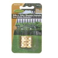 Green Thumb 7FHS7FGT Hose Connector 3/4 in FNH x FNH Brass