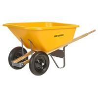GARANT BP8 Wheelbarrow 360 lb Volume Poly/Steel 2-Wheel Pneumatic Wheel
