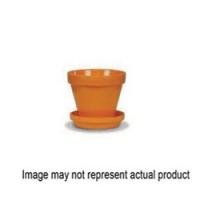 Ceramo PCS-6-O Standard Pot 6-1/2 in Dia Orange Powder-Coated