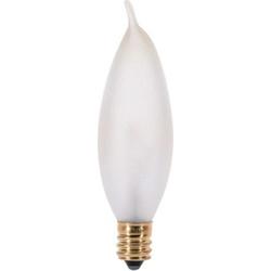 Satco S3777 Incandescent Bulb 15 W CA8 Lamp Candelabra E12 Lamp Base 95