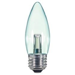Satco S9154 LED Bulb 1.4 W Medium E26 Lamp Base B11 Lamp Warm White