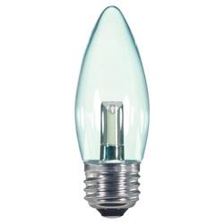 Satco S9154 LED Bulb 1.4 W Medium E26 Lamp Base B11 Lamp Warm White