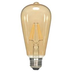 Satco Signature S9578 LED Bulb 4.5 W Medium E26 Lamp Base ST19 Lamp Warm