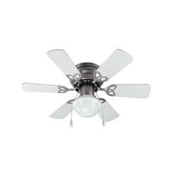 CANARM Twister CF3230651S Ceiling Fan 6-Blade Gray/White Housing Bleached