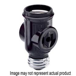 Pass and Seymour 1403CC10 Keyless Lamp Holder 660 W Brown