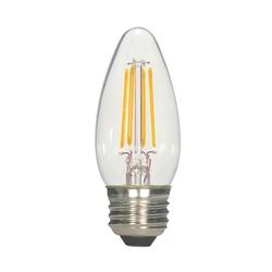Satco S21701 LED Bulb 2.5 W E26 Medium Lamp Base B11 Lamp Warm White
