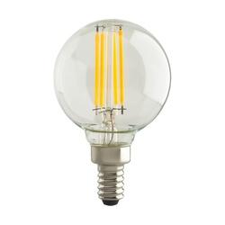 Satco S21736 LED Bulb 5.5 W E12 Candelabra Lamp Base G16.5 Lamp Warm