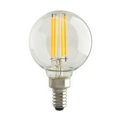 Satco S21735 LED Bulb 4.5 W E12 Candelabra Lamp Base G16.5 Lamp Warm