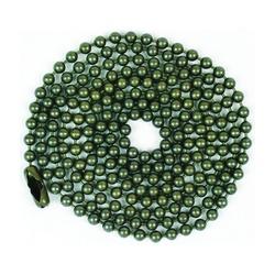 Jandorf 60377 Beaded Chain with Connector 3 ft L Antique Brass