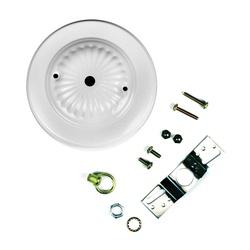 Jandorf 60217 Canopy Kit Ceiling Traditional White For Outlet Box and
