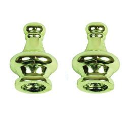 Jandorf 60102 Pyramid Finial Brass