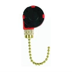 Jandorf 60303 Pull Chain Switch 250 V 3 A Brass