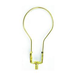 Jandorf 60120 Clip-On Lamp Shade Adapter Brass Fixture