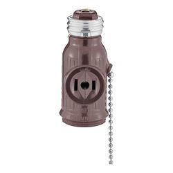 Eaton Wiring Devices BP718B Socket Adapter 660 W 2-Outlet Brown