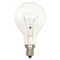 Satco S2740 Incandescent Bulb 40 W A15 Lamp Candelabra E12 Lamp Base 420