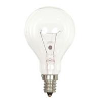 Satco S2742 Incandescent Bulb 60 W A15 Lamp Candelabra E12 Lamp Base 700