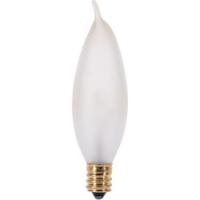 Satco S3777 Incandescent Bulb 15 W CA8 Lamp Candelabra E12 Lamp Base 95