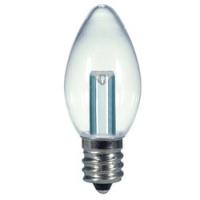 Satco S9156 LED Bulb 0.5 W Candelabra E12 Lamp Base C7 Lamp Warm White