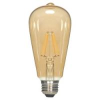 Satco Signature S9578 LED Bulb 4.5 W Medium E26 Lamp Base ST19 Lamp Warm