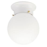 Westinghouse 66607 Ceiling Light Fixture 1-Lamp White Fixture