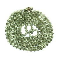 Jandorf 94991 Beaded Chain with Connector 3 ft L Steel Nickel