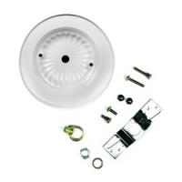 Jandorf 60217 Canopy Kit Ceiling Traditional White For Outlet Box and