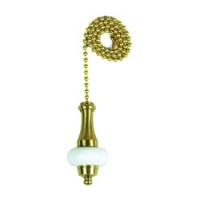 Jandorf 60322 Pull Chain 12 in L Chain Brass