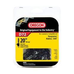 Oregon D72 Chainsaw Chain 20 in L Bar 0.05 Gauge 3/8 in TPI/Pitch 72