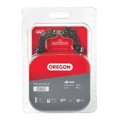 Oregon D60 Chainsaw Chain 16 in L Bar 0.05 Gauge 3/8 in TPI/Pitch 60