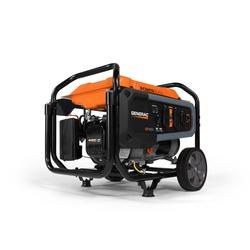 GENERAC GP 7677 Portable Generator, 30 A, 120 V, Oil, 3.7 gal Tank, 10.5 hr