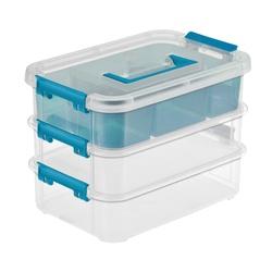 Sterilite 14138606 Tray Organizer Clear 10-5/8 in L 7-1/4 in W 7-3/4 in