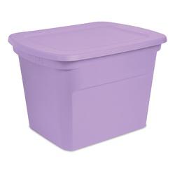 Sterilite 17315208 Storage Tote Plastic/Polypropylene Lilac Pixie 23-1/2