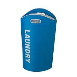 Honey-Can-Do HMP-03544 Laundry Tote Foam Bag Blue 14-3/4 in W 27 in H