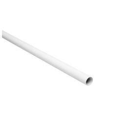 Knape and Vogt 0018-8 Closet Rod 1-1/4 in Dia 96 in L Steel Powder-Coated