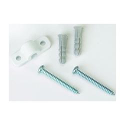 ClosetMaid 7561 Shelf Clip Metal White Wall Mounting