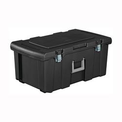 Sterilite 18429001 Footlocker 92 qt Volume Plastic Black