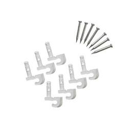 ClosetMaid 661000 Wall Clip Resin White
