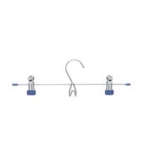 Honey-Can-Do HNG-01193 Skirt/Pants Hanger with Clip Metal Blue