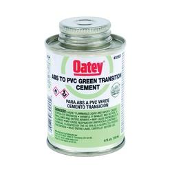 Oatey 30900 Solvent Cement 4 oz Can Liquid Green