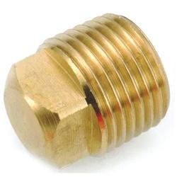 Anderson Metals 756109-02 Pipe Plug 1/8 in MIP Square Head Brass